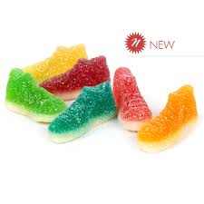 Clever Candy Kicks Sour Shoes Gummies 5lb Bulk Bag